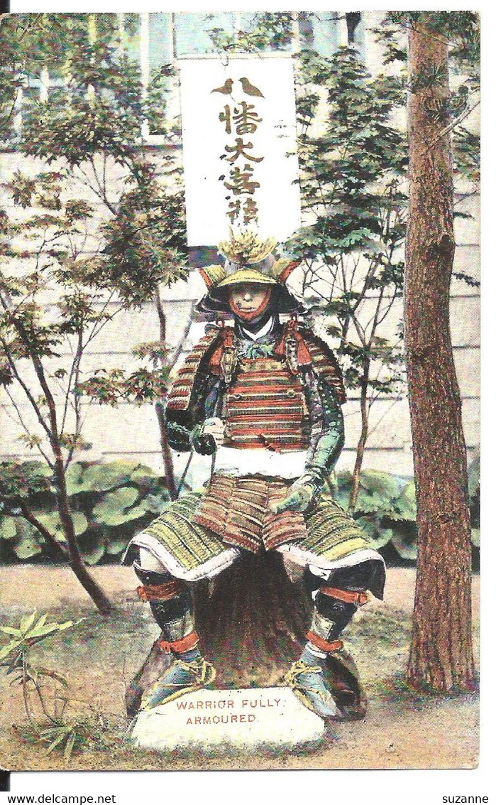 CHINA ? (or JAPAN ?) - Old Postcard - Warrior Fully Armoured (1907) - China