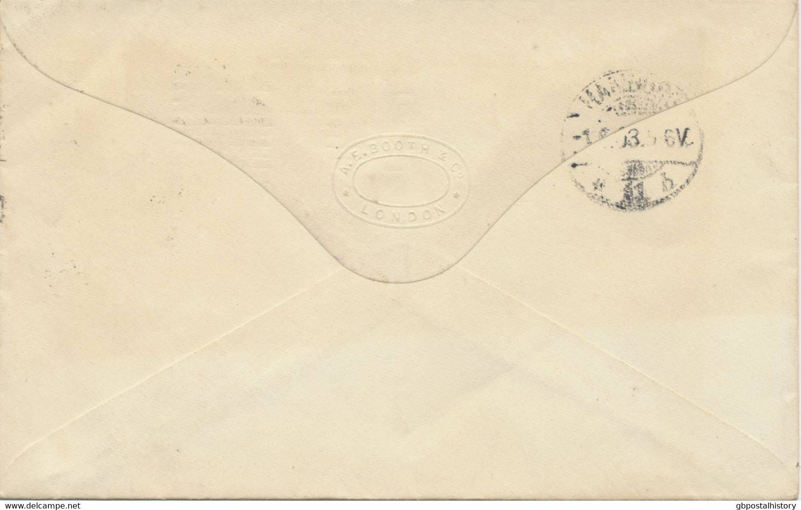 GB 1903, Superb EVII 1d Red Stamped To Order Postal Stationery Envelope (A.E. Booth & Co., London) Uprated With 1 ½d - Lettres & Documents