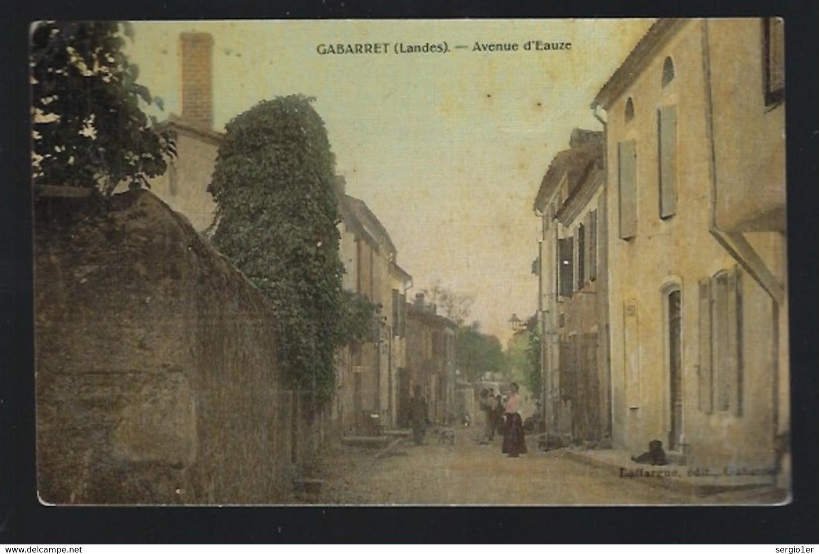 CPA   Landes  40  :  Gabarret  Avenue D'Eauze - Gabarret