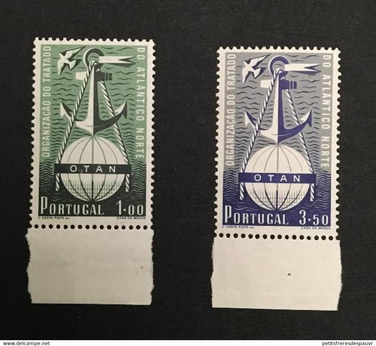 PORTUGAL 1952 - YT 760 & 761 Bord De Feuille - Neuf Gomme D'origine MNH ** - Cote 390E - Neufs