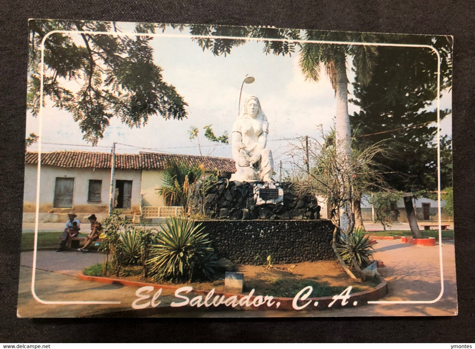 Postcard Mother Monument 2012( Astronomy Stamps) - El Salvador