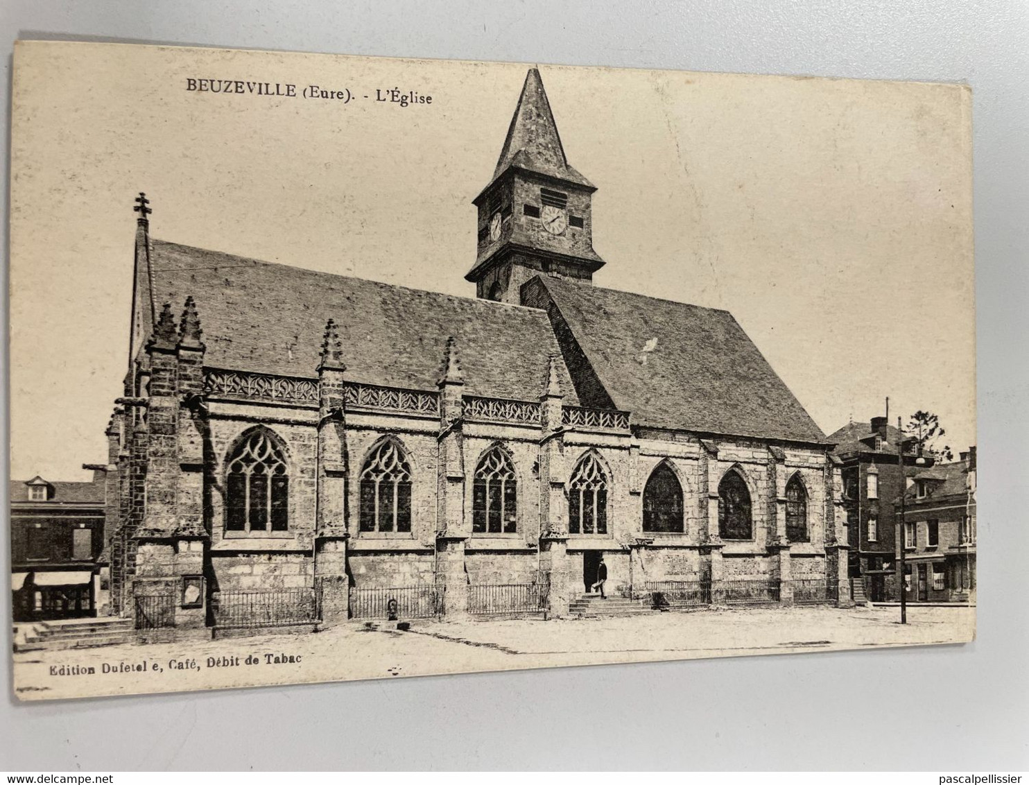 CPA - 27 - BEUZEVILLE - L'Eglise - Aubevoye