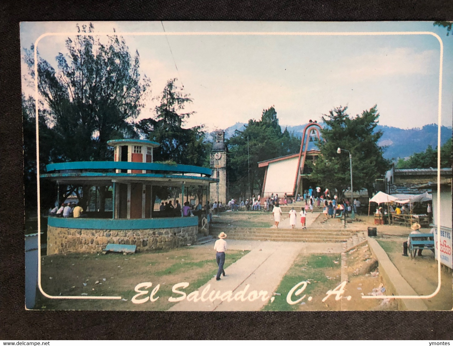 Postcard Central Park La Palma In Chalatenango ( Astronomy Stamp) - El Salvador