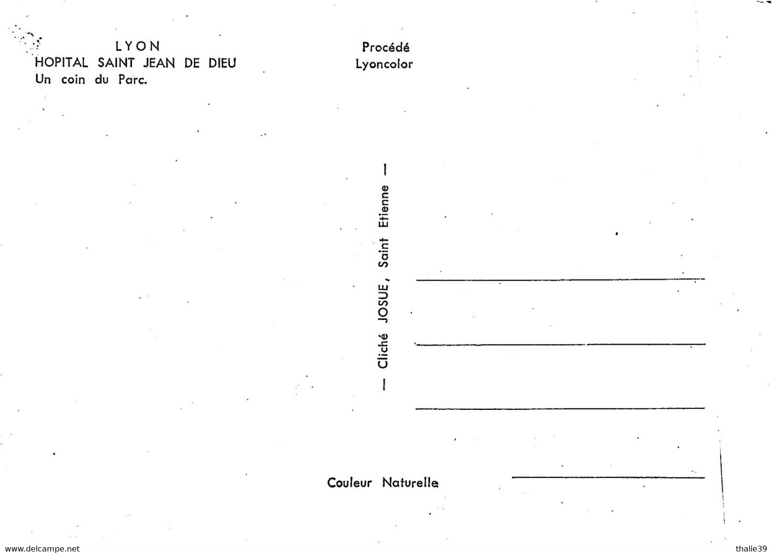 Lyon 8 Lot 3 Cartes Hôpital Saint Jean De Dieu - Lyon 8