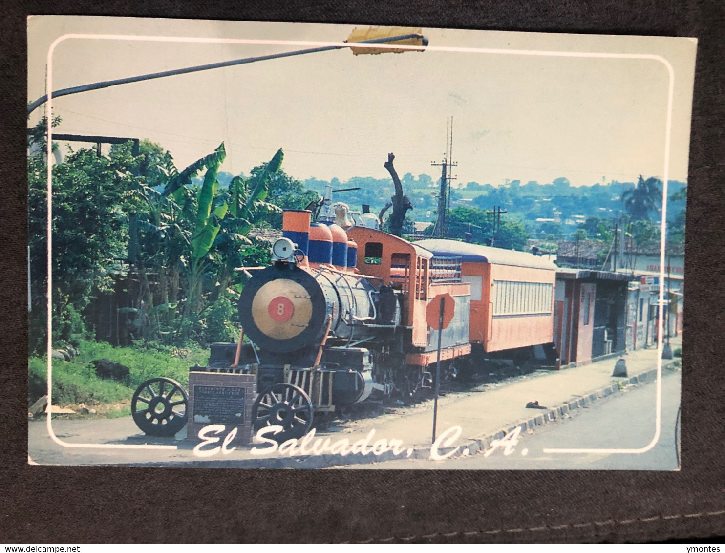 Postcard Train In Sonsonate 2013( Astronomy Stamps) - El Salvador