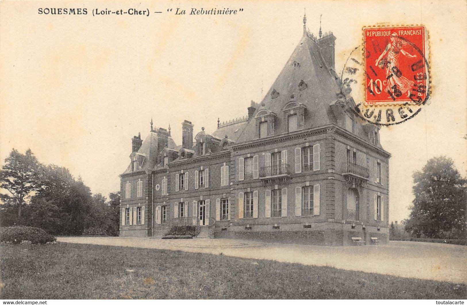 CPA 41 SOUESMES LA REBUTINIERE - Other & Unclassified