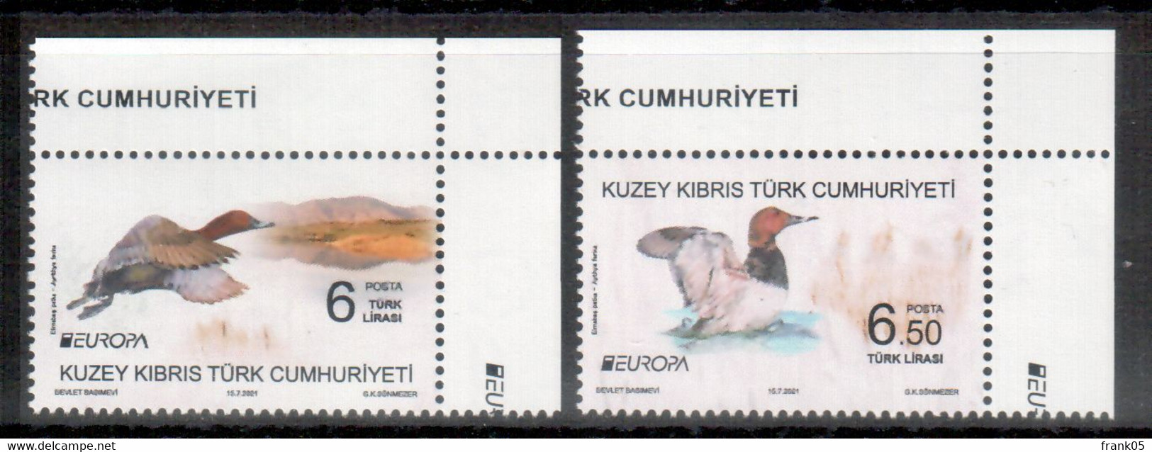 Türkisch-Zypern / Turkish Republic Of Northern Cyprus / Chypre Turc 2021 Satz/set EUROPA ** - 2021