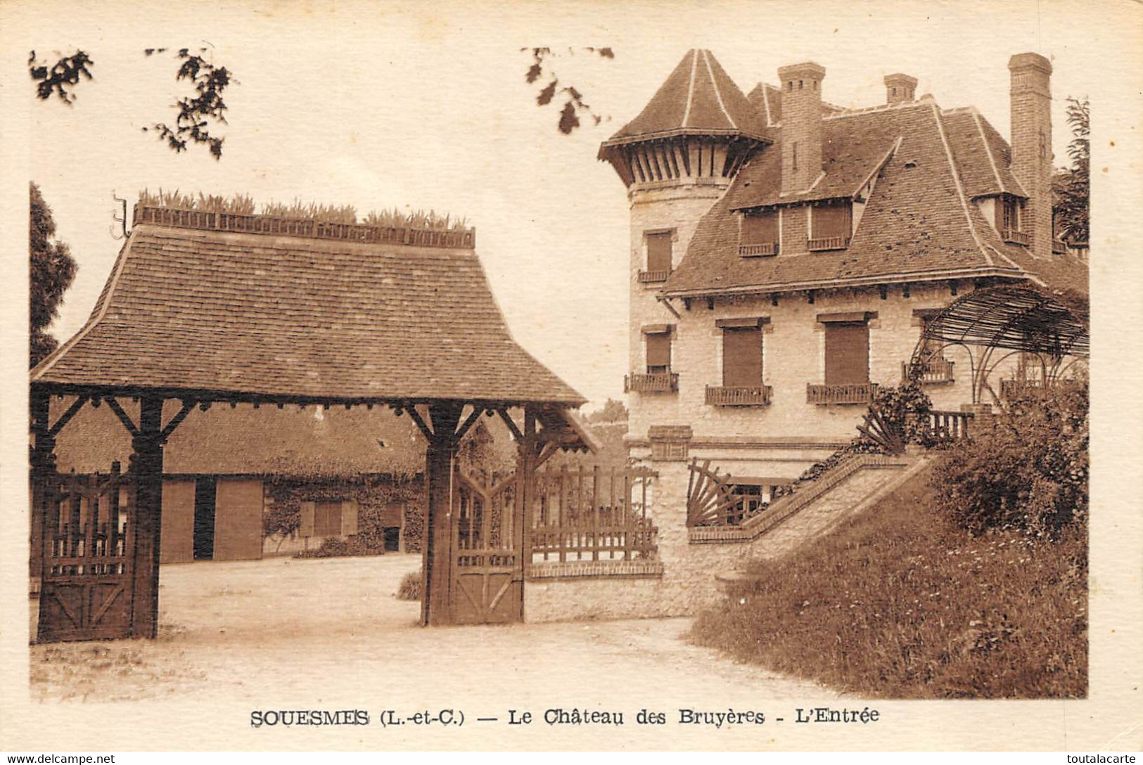 CPA 41 SOUESMES LE CHATEAU DES BRUYERES L'ENTREE - Autres & Non Classés