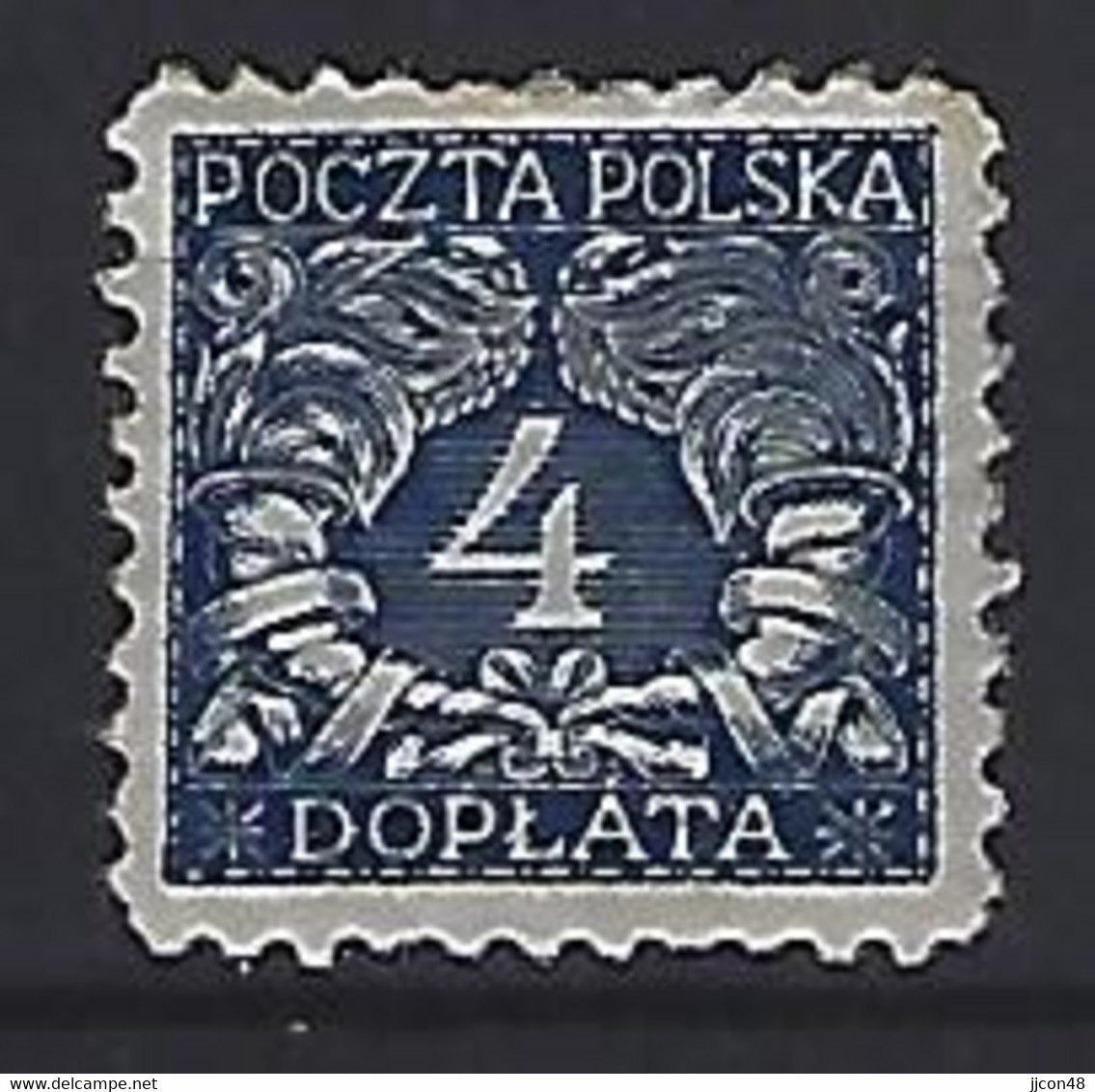 Poland 1919  Postage Due (*) MM  Mi.14 - Portomarken