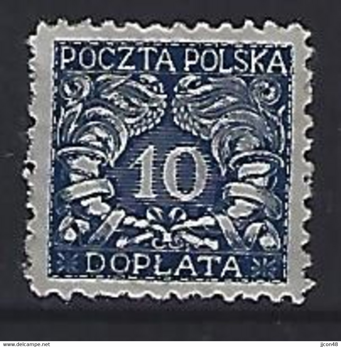 Poland 1919  Postage Due (*) MM  Mi.16 - Portomarken