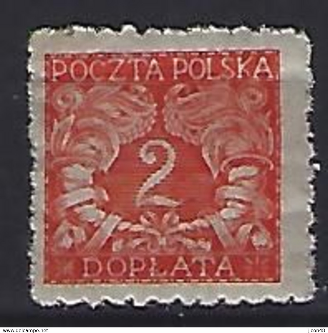 Poland 1919  Postage Due (*) MM  Mi.22 - Portomarken