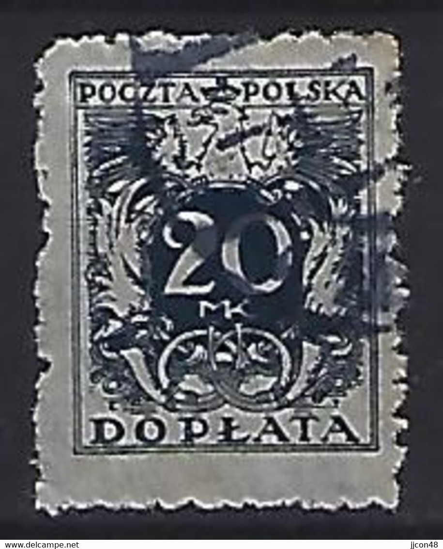 Poland 1921  Postage Due (o) Mi.42 - Segnatasse