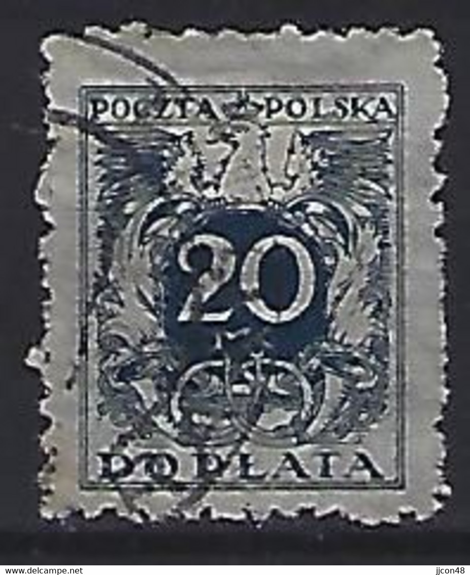 Poland 1921  Postage Due (o) Mi.42 - Impuestos