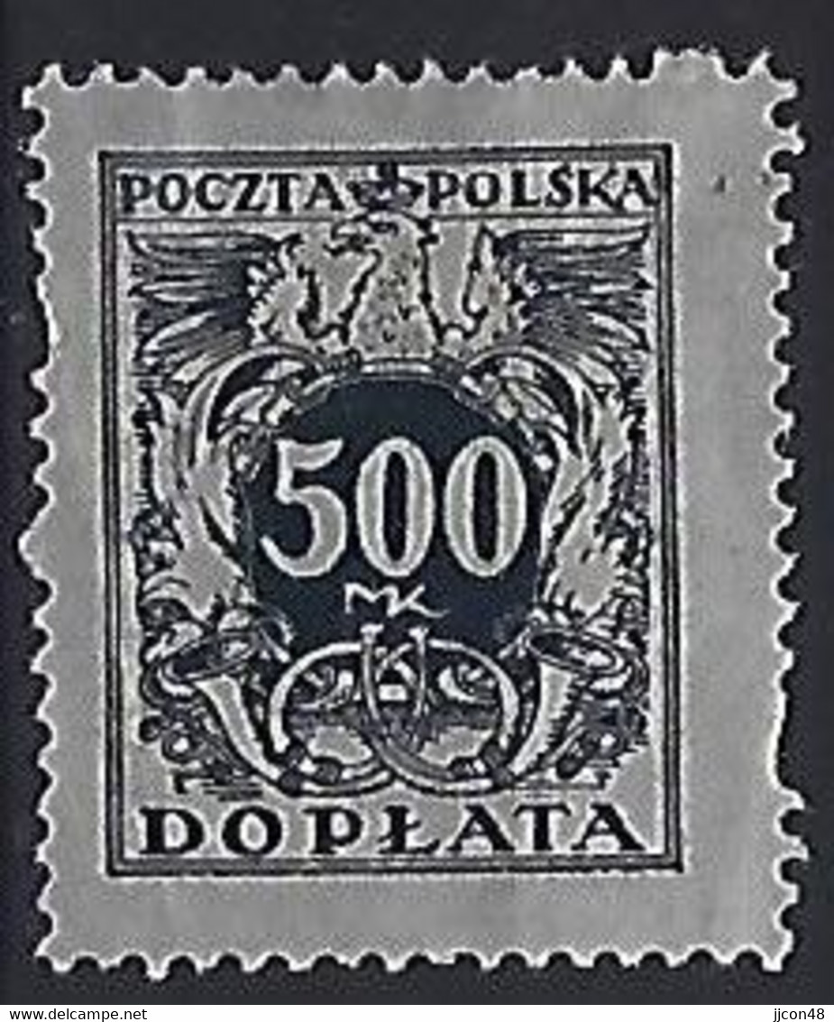 Poland 1923  Postage Due (o) Mi.48 - Postage Due