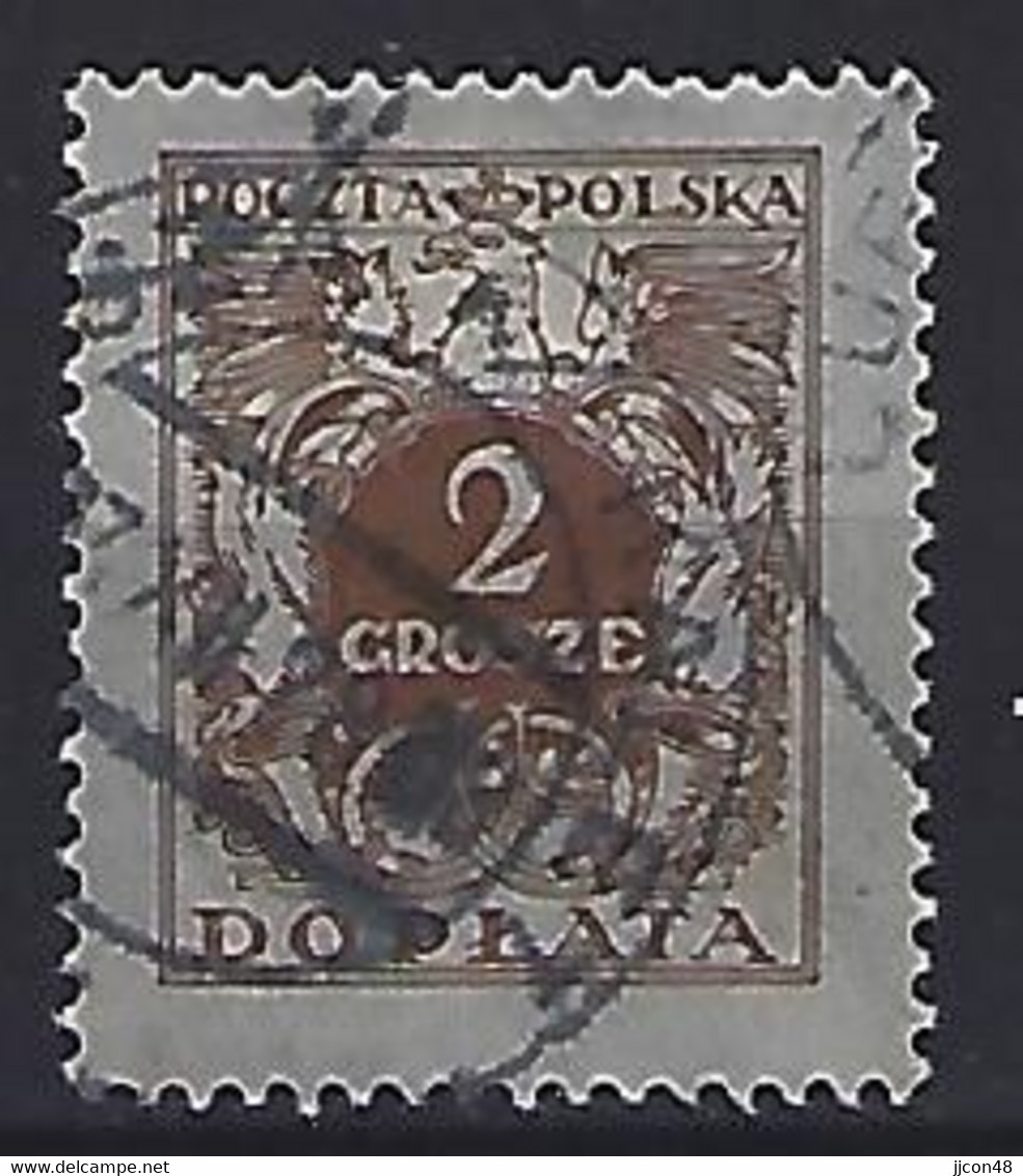Poland 1924-26  Postage Due (o) Mi.66 II - Impuestos