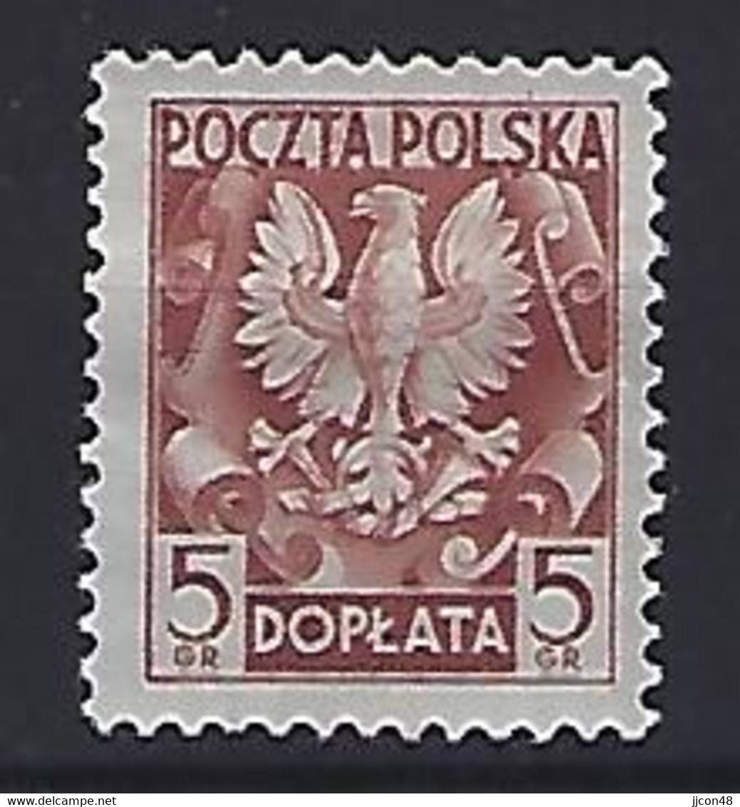 Poland 1951  Postage Due (*) MM  Mi.142 - Postage Due