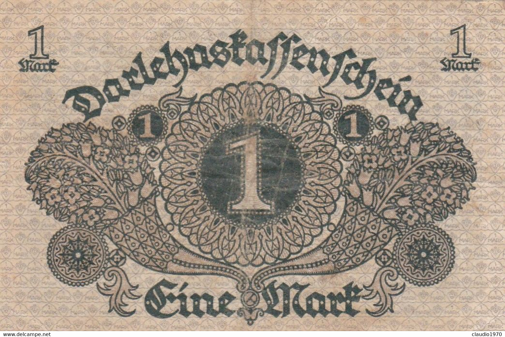 GERMANIA - 1920  BANCONOTE TEDESCA - 1 MARK - 1 Mark