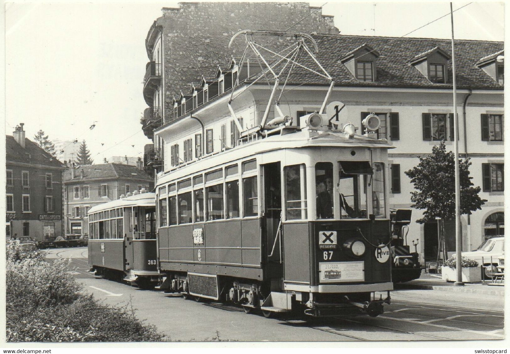 CAROUGE Chemin De Fer Tramway - Carouge