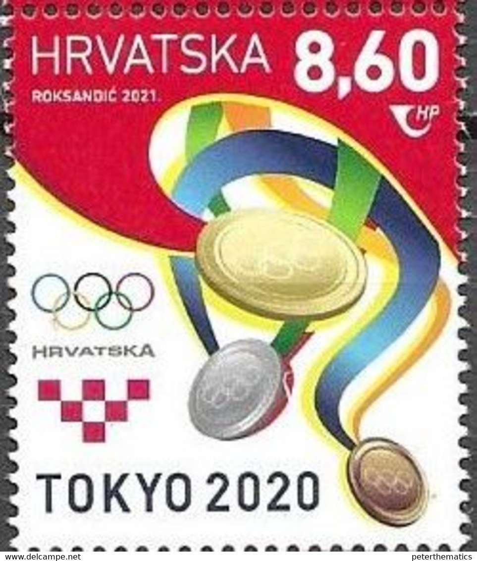 CROATIA, 2021, MNH , TOKYO OLYMPICS, 1v - Zomer 2020: Tokio