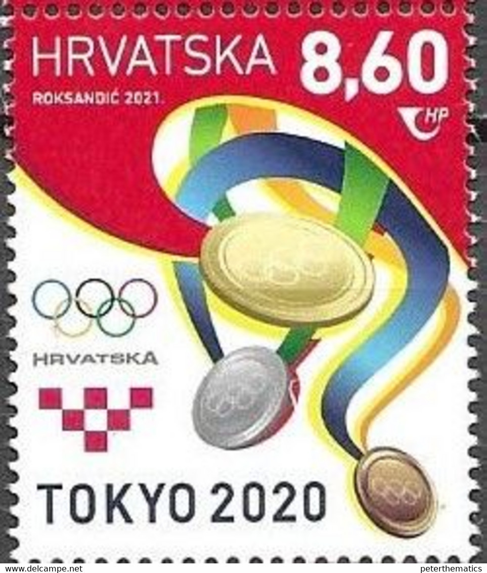 CROATIA, 2021, MNH , TOKYO OLYMPICS, 1v - Eté 2020 : Tokyo