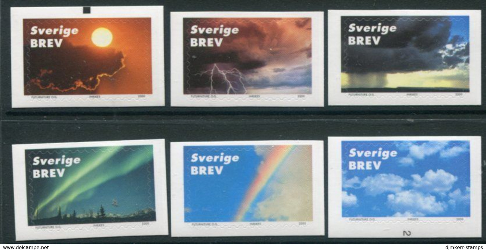 SWEDEN 2000 Weather MNH / **    Michel 2186-91 - Ungebraucht