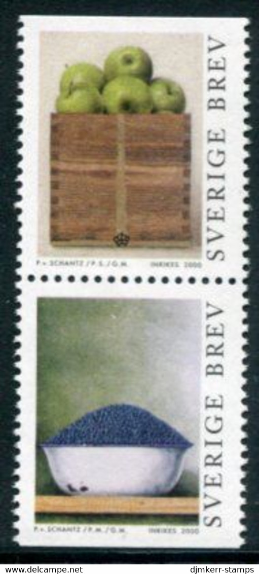 SWEDEN 2000 Fruit MNH / **    Michel 2179-80 - Unused Stamps