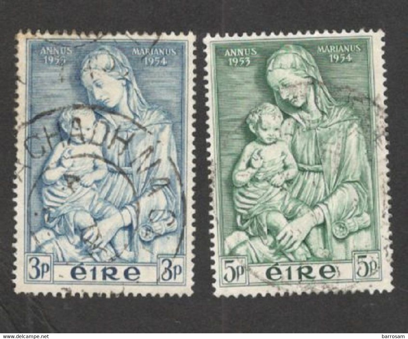 IRELAND....1954: Michel 120-1used - Ongebruikt