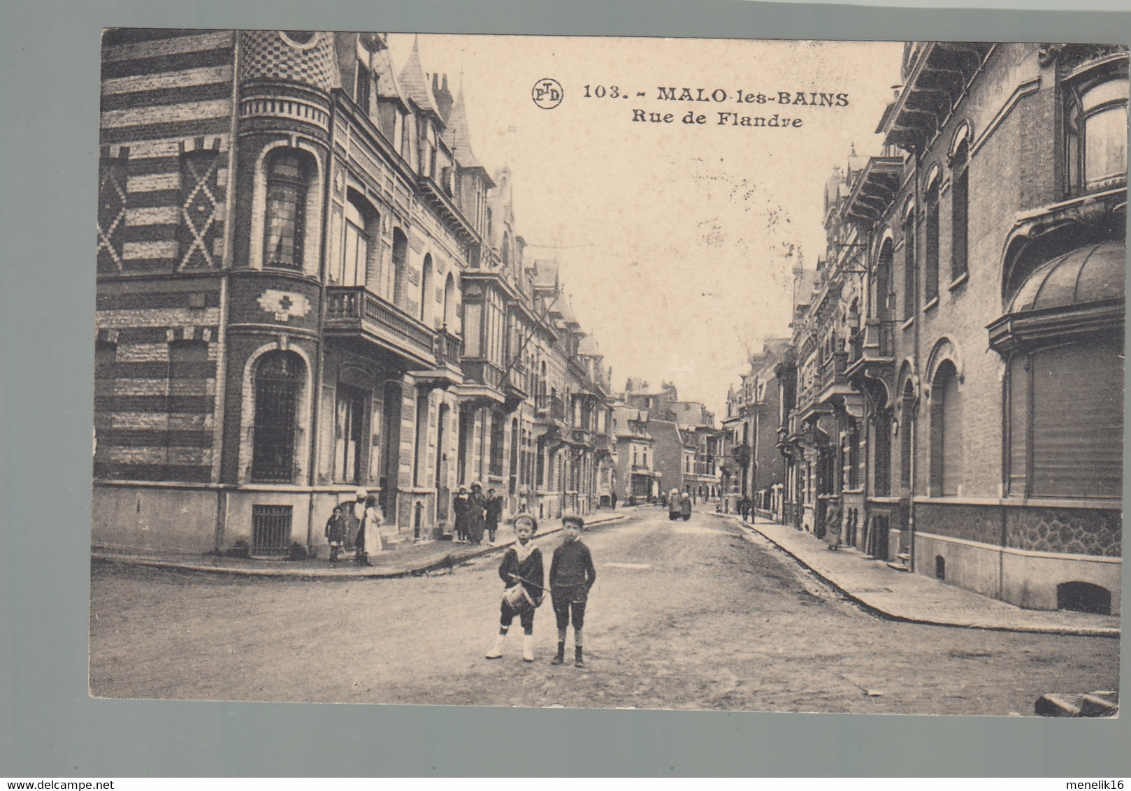 CP - 59 - Malo-les-Bains  - Rue De Flandre - Malo Les Bains