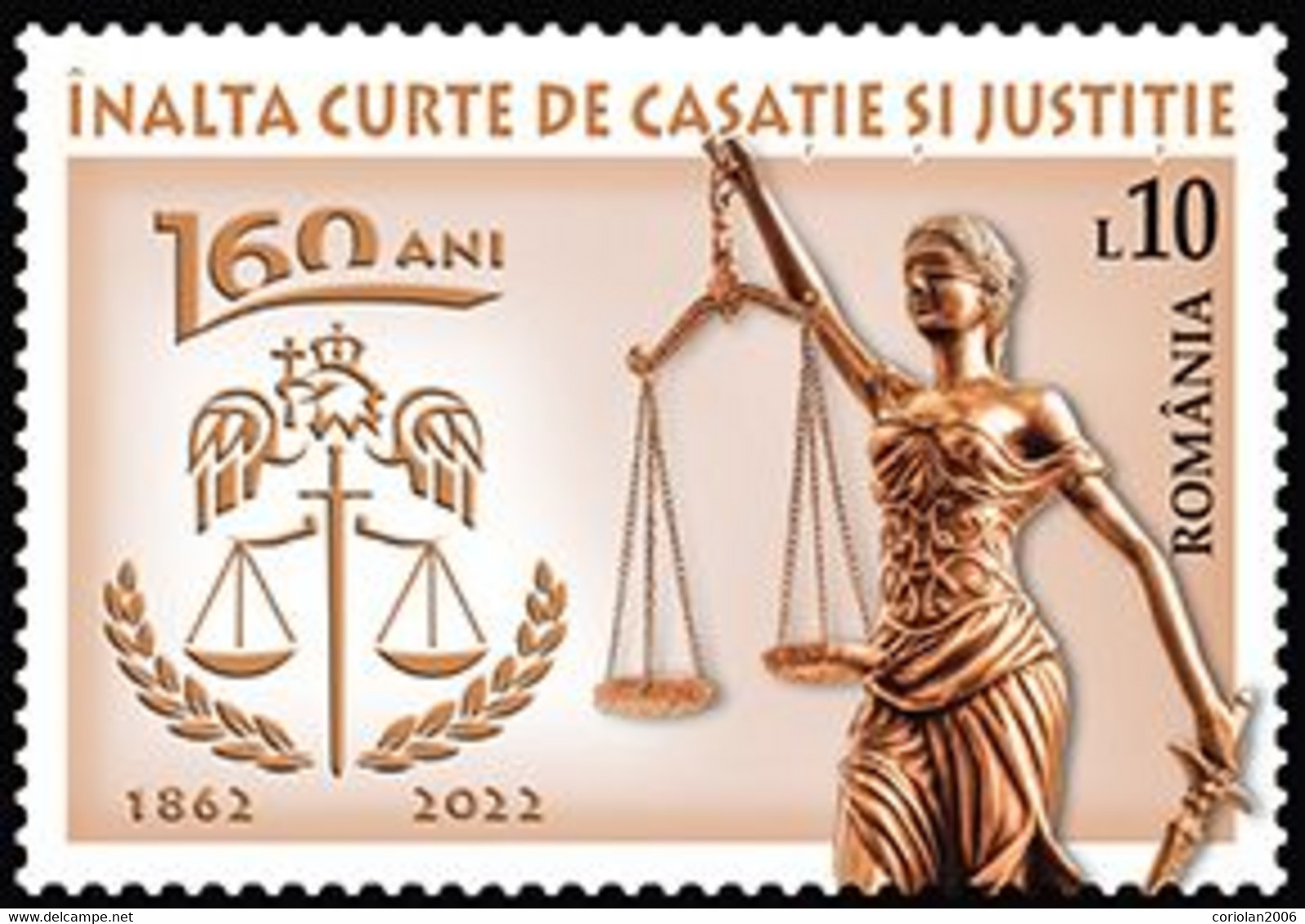 Romania 2022 / Hight Court / Set 1 Stamps - Ongebruikt