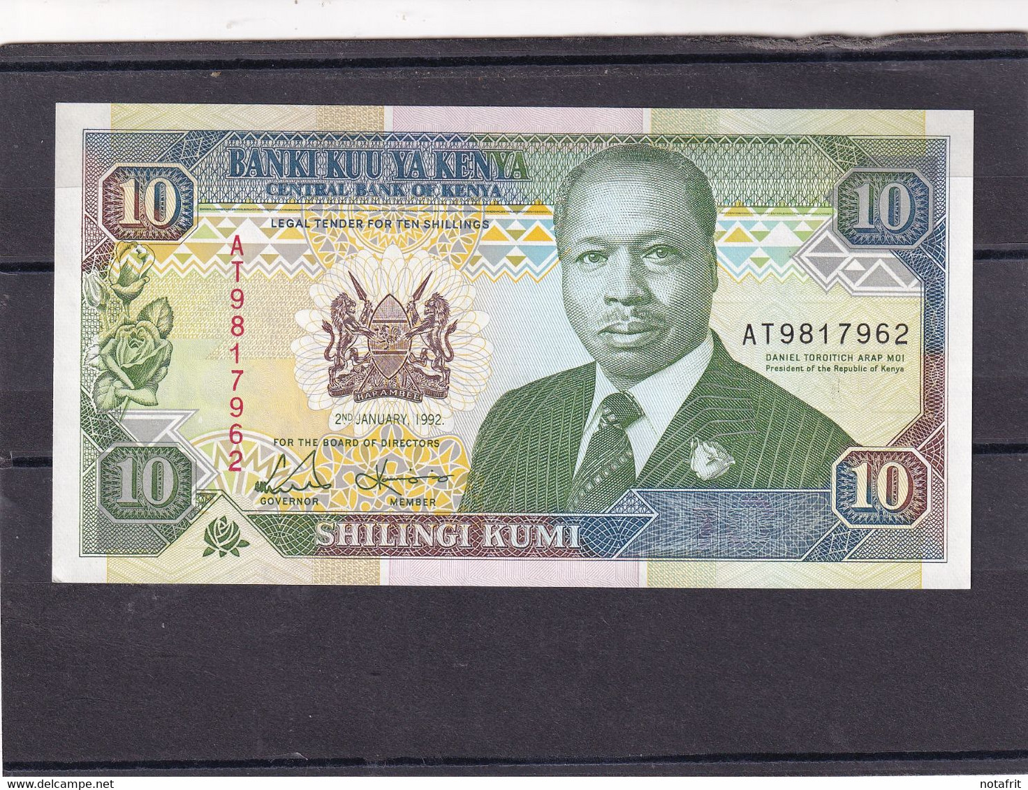 Kenia  10 Shillings    1992 Unc - Kenia