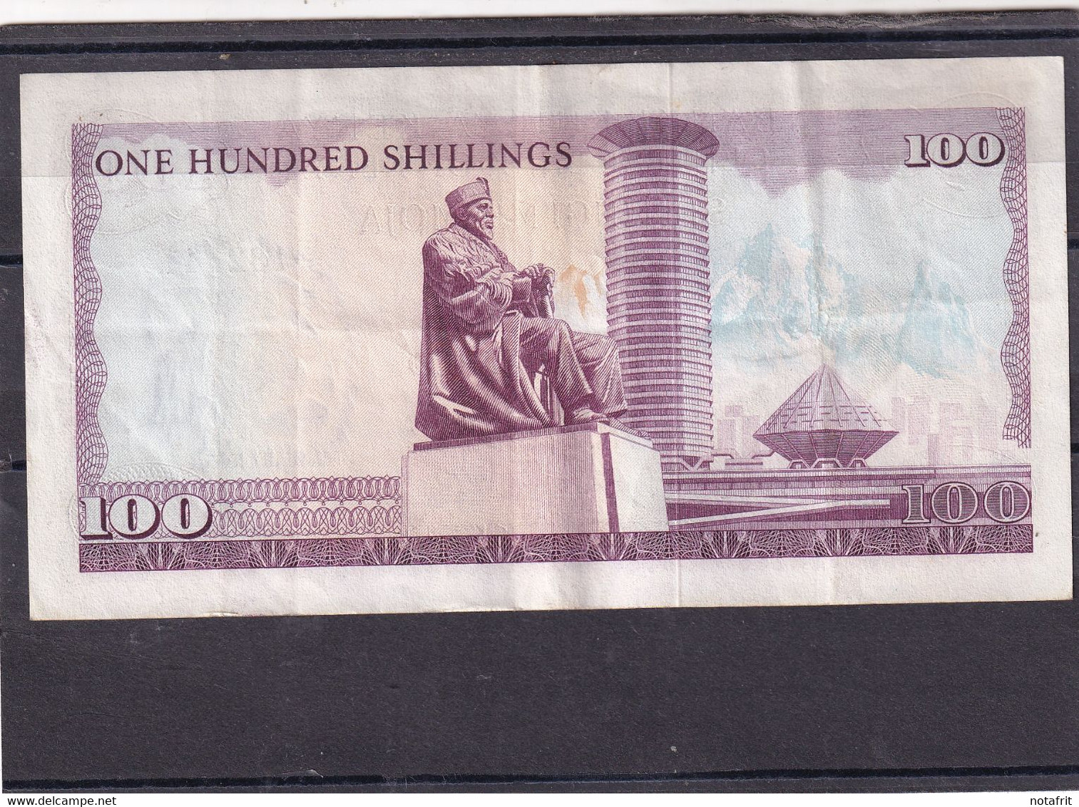 Kenia  100 Shillings 1975  Xf  Nairobi Statue Of Jomo Kenyatta - Kenia