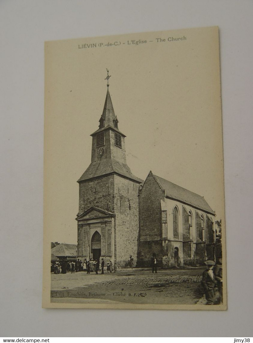 PAS DE CALAIS-LIEVIN-L'EGLISE ANIMEE  ED FAUCHOIS - Lievin