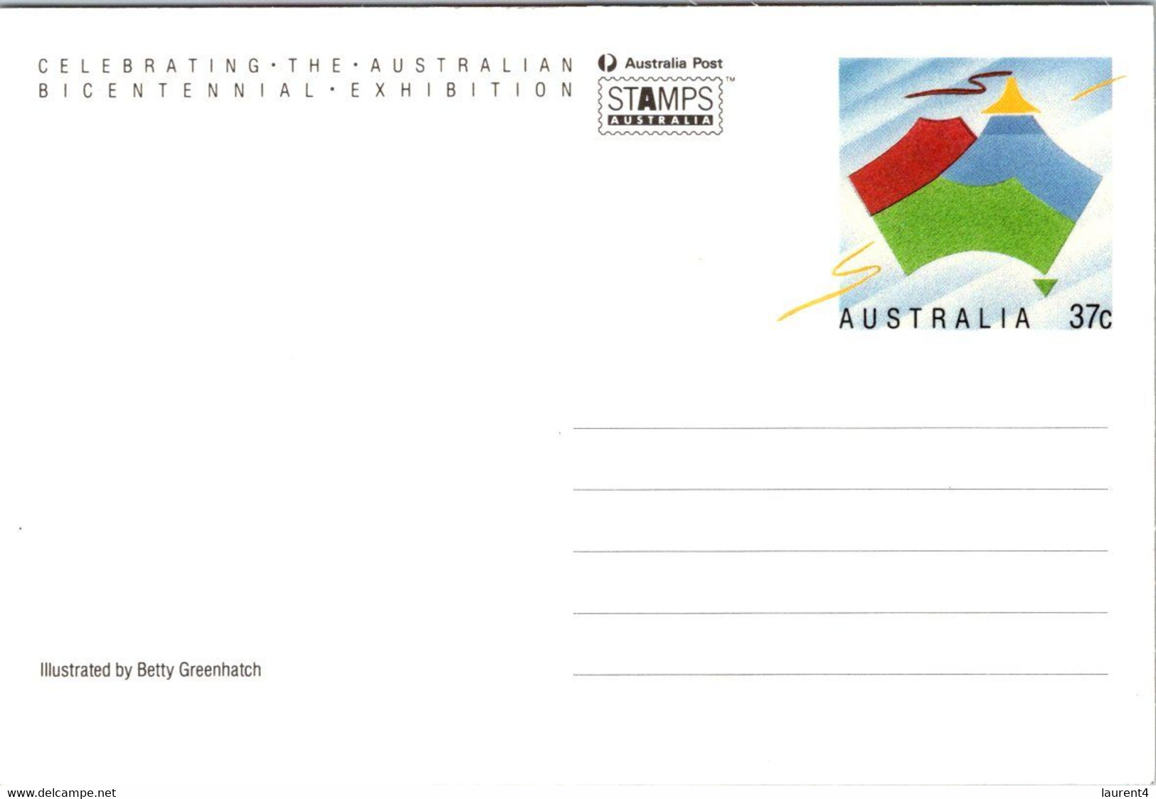 (1 G 32) Australia - Bicentenary Exhibition (2 Postcards) - Brisbane