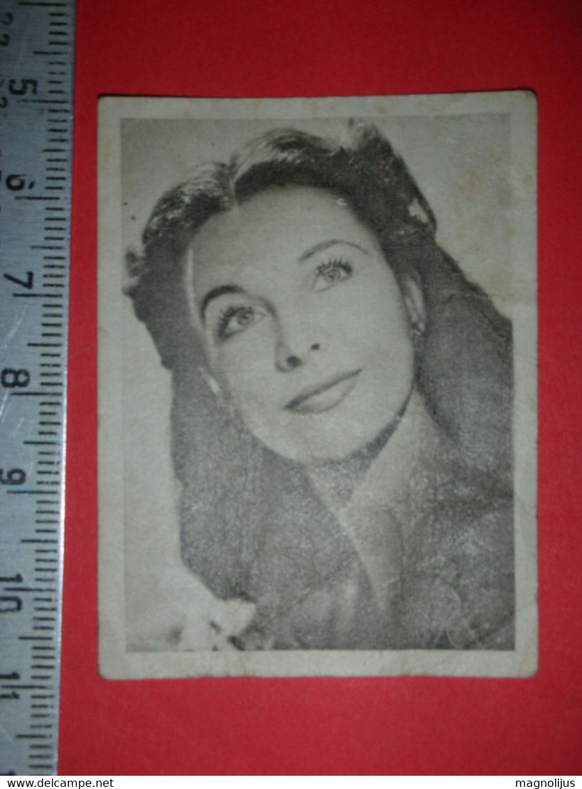 R,Vivien Leigh Trading Picture Card For Favorit Chewing Gum Sticker Album,Croatia Film,movie Stars,actress Image,rare - Verzamelingen