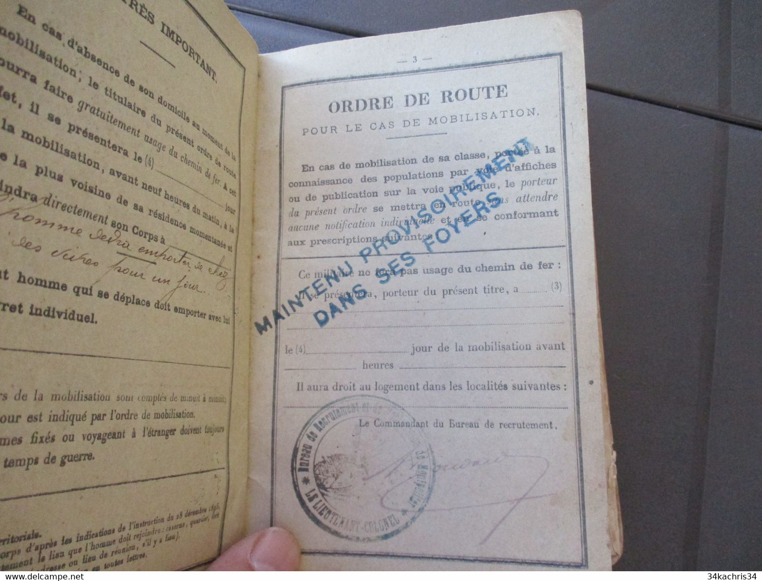 Livret Militaire Classe 1882 Daisse 122 ème Régiment Territorial Béziers Sète Cette - Documents