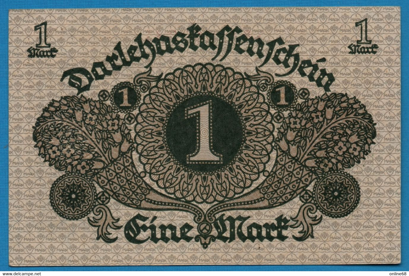 DEUTSCHES REICH 1 MARK 01.03.1920 # 443.242862 P# 58 DARLEHENSKASSENSCHEIN - Reichsschuldenverwaltung