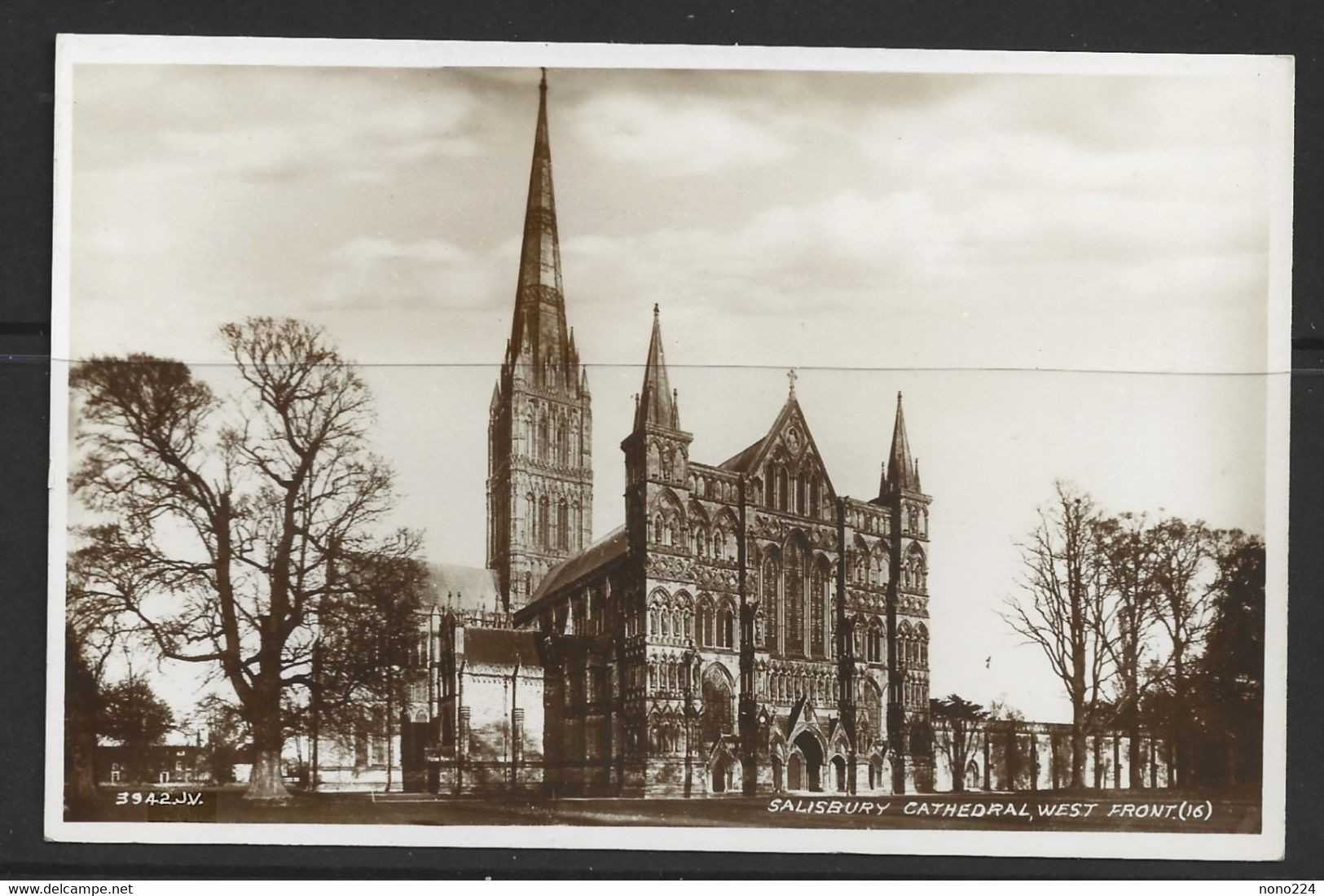 Carte P ( Salisbury / Cathedral , West Front ) - Salisbury