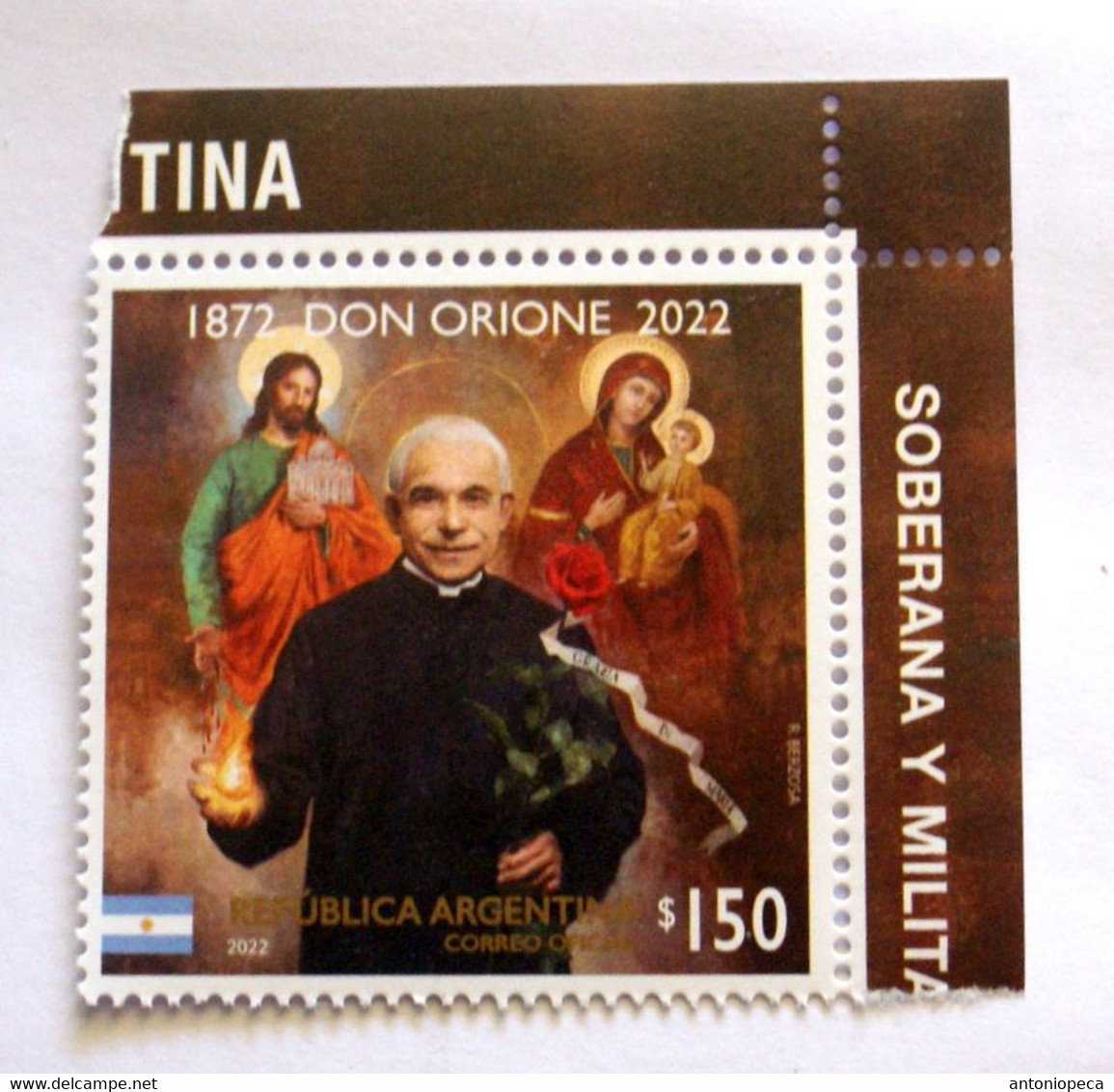 VATICAN 2022, 150 ANNIV. MORTE DON ORIONE MNH** JOINT SMOM, ITALY, ARGENTINA - Unused Stamps