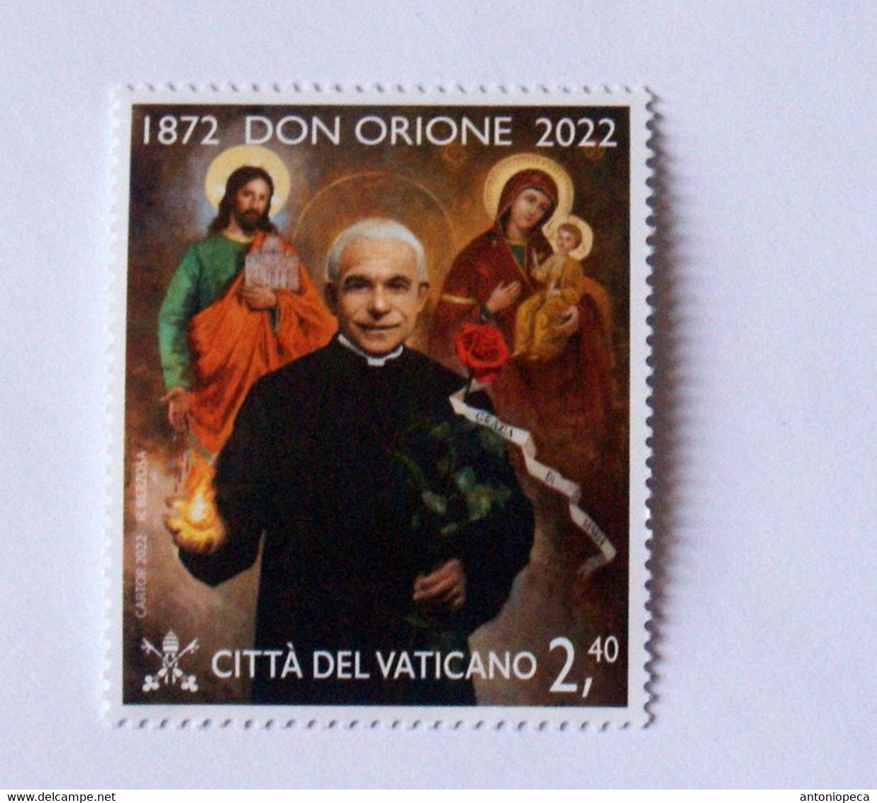 VATICAN 2022, 150 ANNIV. MORTE DON ORIONE MNH** JOINT SMOM, ITALY, ARGENTINA - Unused Stamps