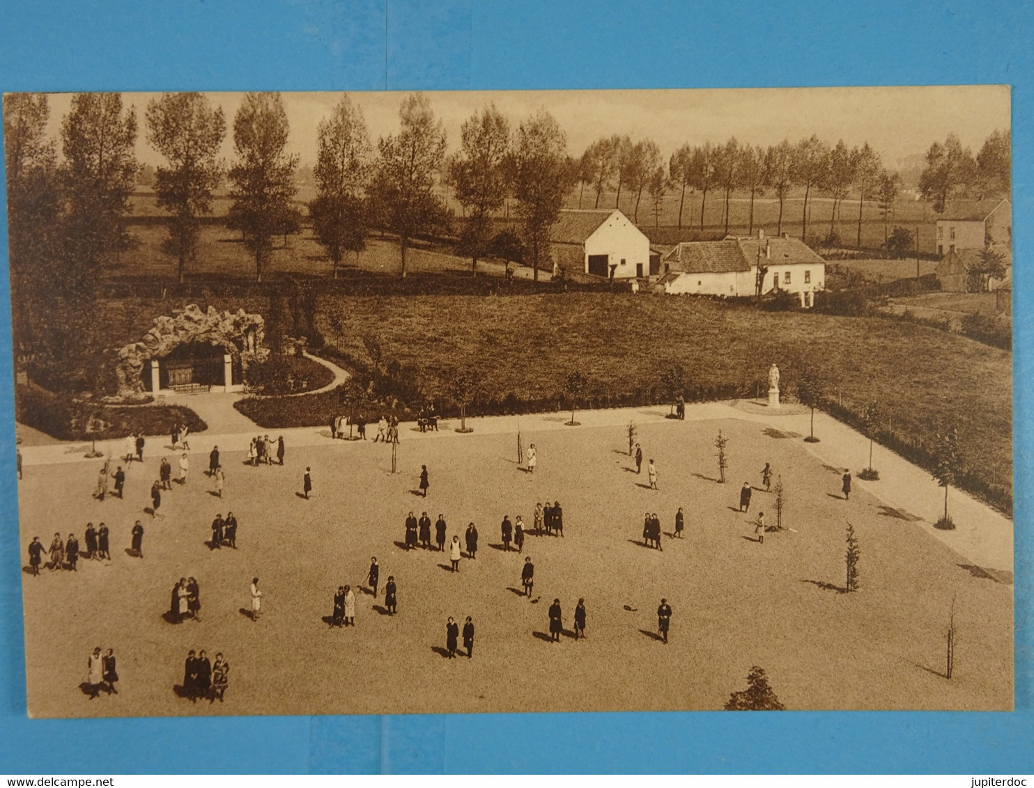 Institut De L'Enfant Jésus Nivelles Ecole Normale Et Pensionnat De Demoiselles Plaine De Jeux Et Prairies à Vol D'oiseau - Nijvel