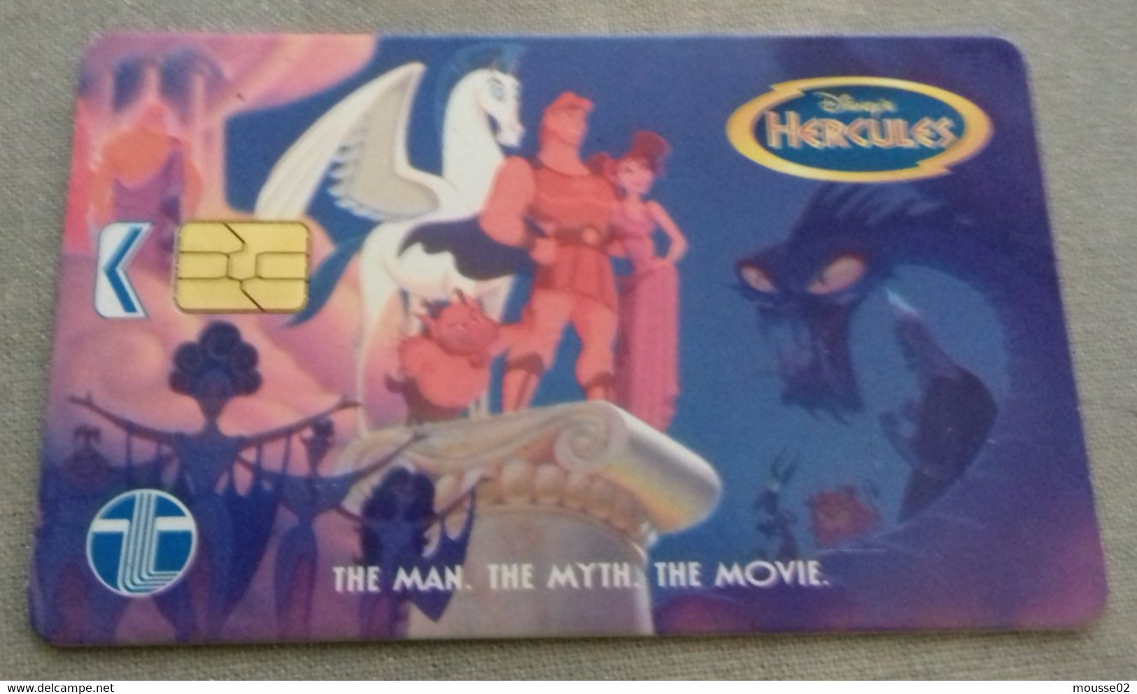 TELECARTE DISNEY ....  HERCULES.....  LUXE - Other & Unclassified