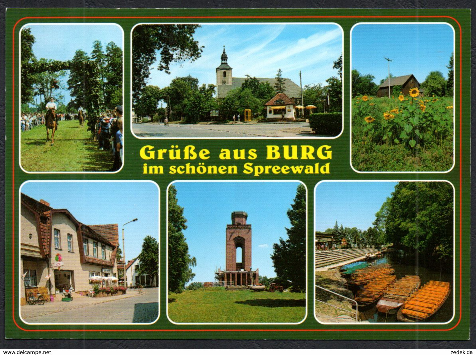 F8138 - TOP Burg Spreewald - Verlag Schöning - Burg (Spreewald)