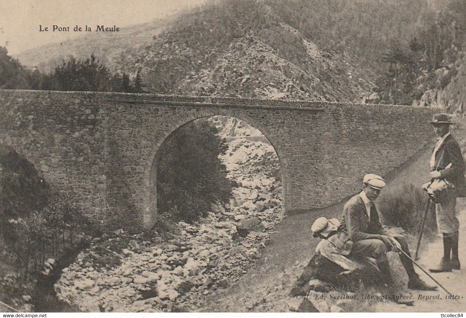 CPA-07-SAINT AGREVE-Le Pont De La Meule - Saint Agrève