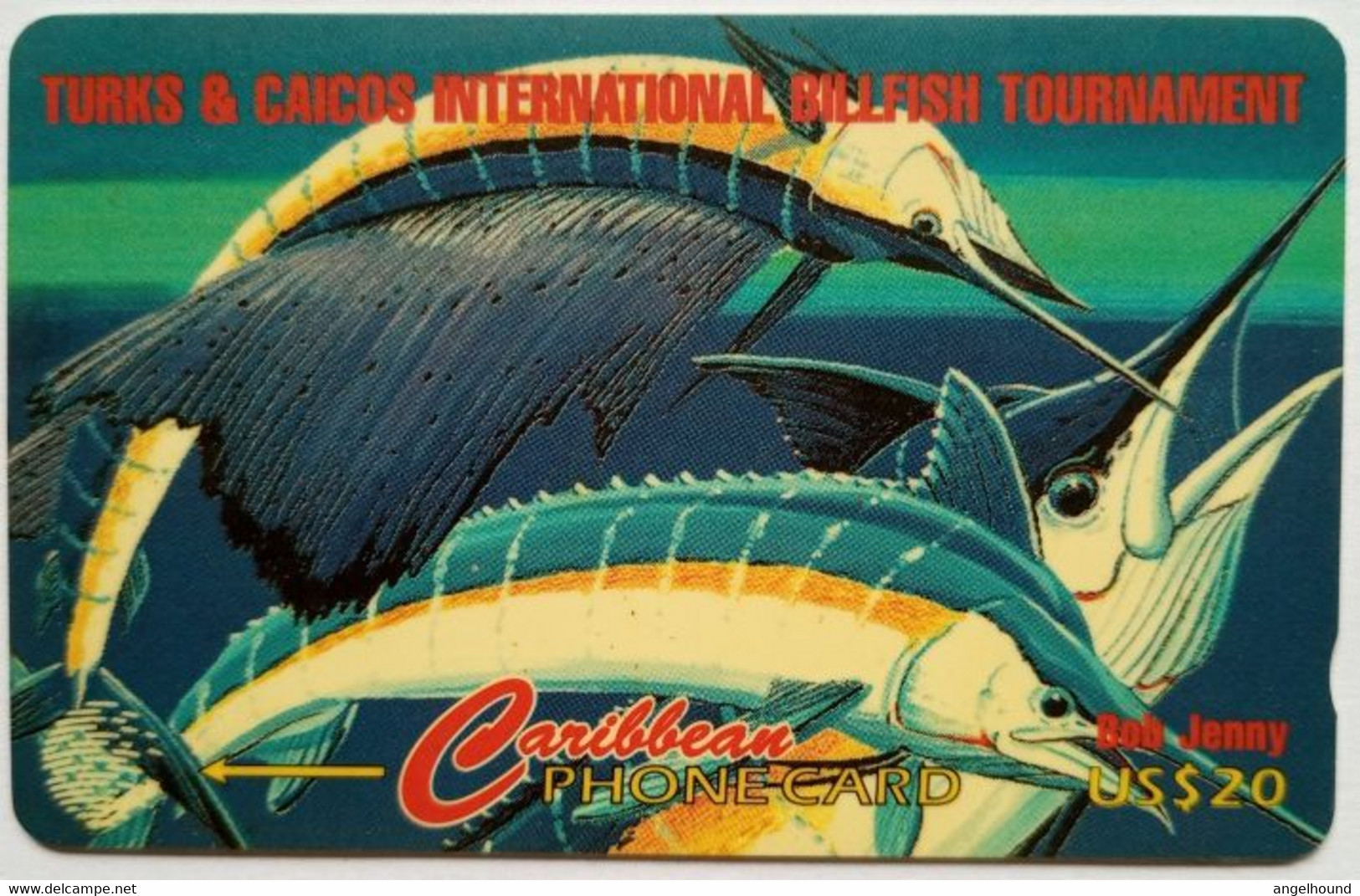 Turks And Caicos US$20 102CTCB " Billfish - Tournament 3 " - Turks- En Caicoseilanden