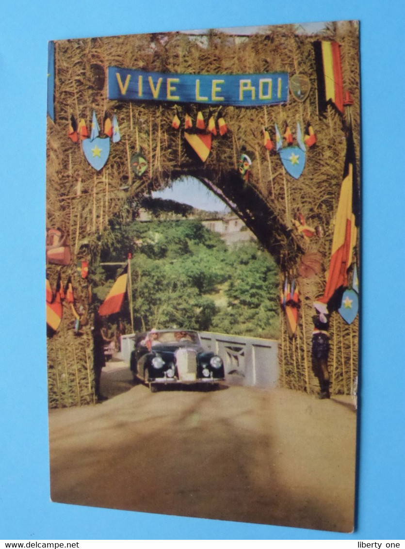 Lot De 4 CP / PK ( Cote D'Or ) Voyage / Reis Du ROI Au CONGO Belge KONING Zomer 1955 ( Voir / See Photo ) ! - Congo Belge