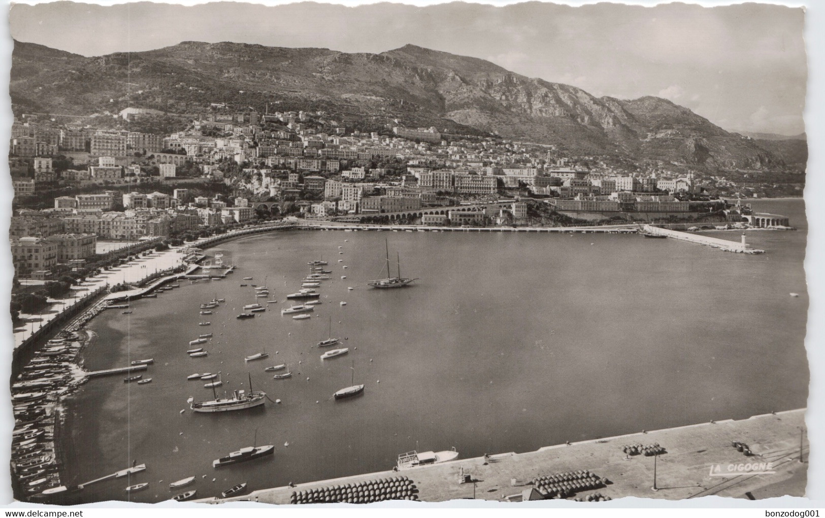 Panoramic View Of La Condamine And Monte Carlo, Monaco. Real Photo - La Condamine