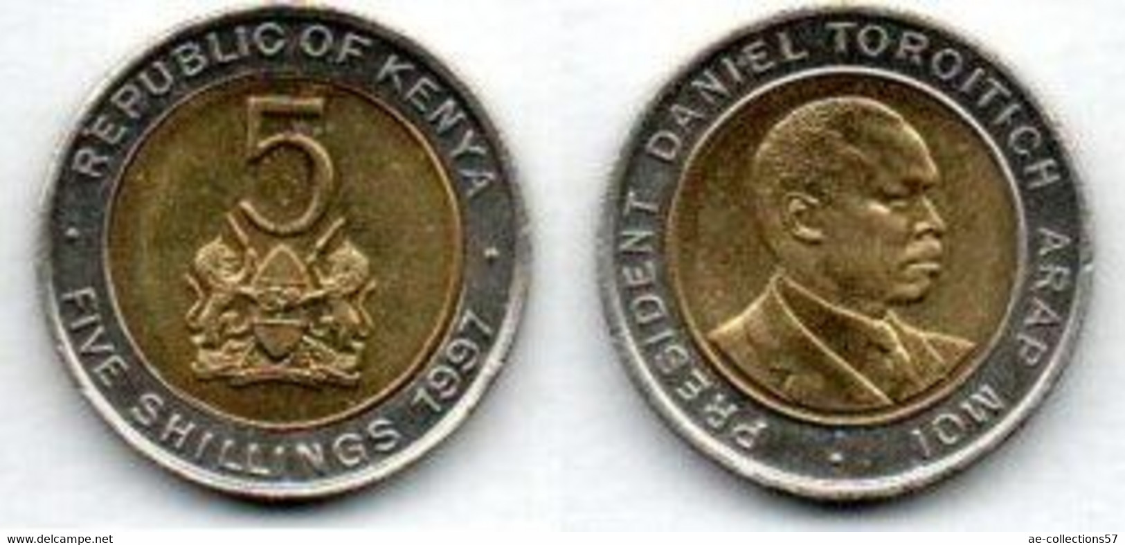 Kenya 5 Shillings 1997 SUP - Kenia