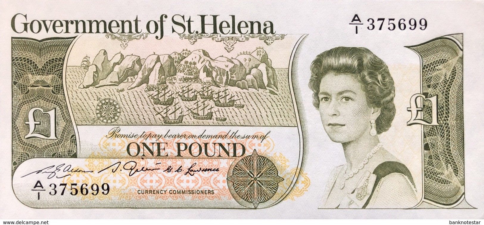Saint Helena 1 Pound, P-9 (1981) - UNC - Saint Helena Island