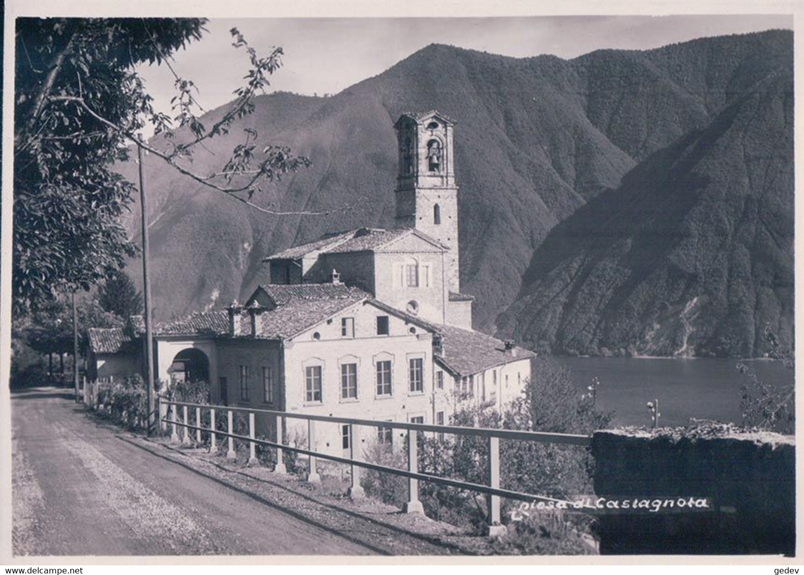 Castagnola TI, Chiesa (5419) 10x15 - Agno