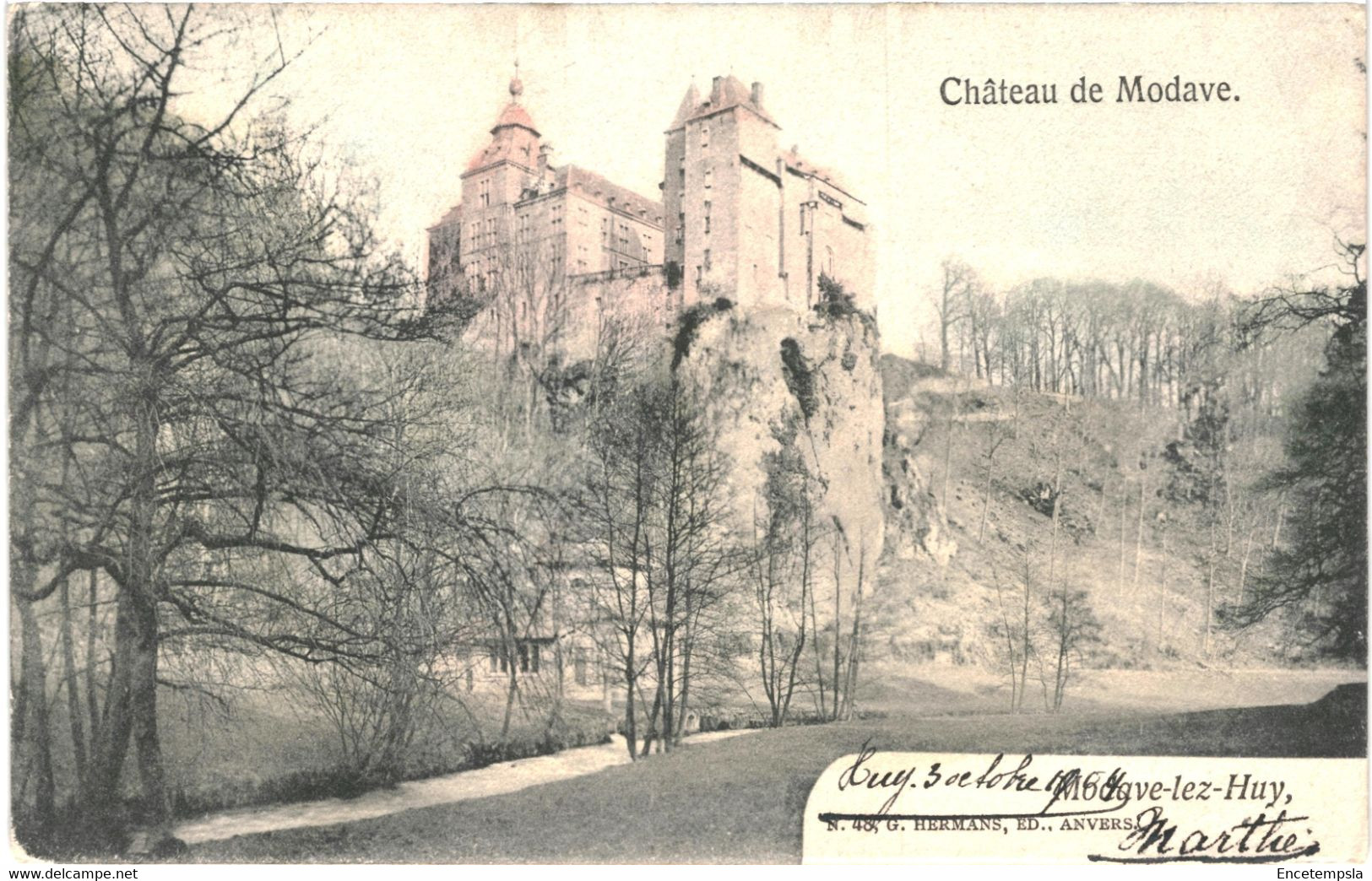 CPA Carte Postale Belgique- Modave Le  Château -1904  VM50874 - Modave